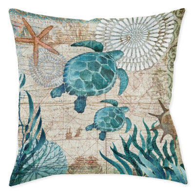 Coussin décoratif d'intérieur Bay Turtles