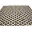 Tapis gris moderne en similicuir 8X10