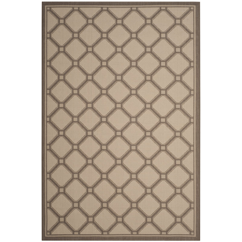 Anelly Performance Geometric Indoor/Outdoor Area Rug, Rectangle 5'3" x 7'7"