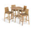 Islay Outdoor 5 - Piece Dining Set with Cushions-1055265049
