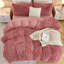 Ensemble d'édredon rose Andency Fluffy Old-124625309-124625297