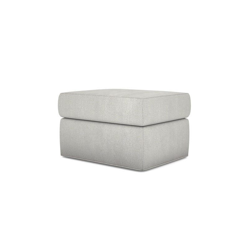 Fisher Base to Floor Ottoman, Callaloo Cotton