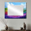 Rainbow Over The Lush Hills - Art mural décoratif paysage - imprimé sur métal-1909066592