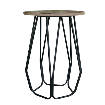Table de chevet Jackaline, base en fer