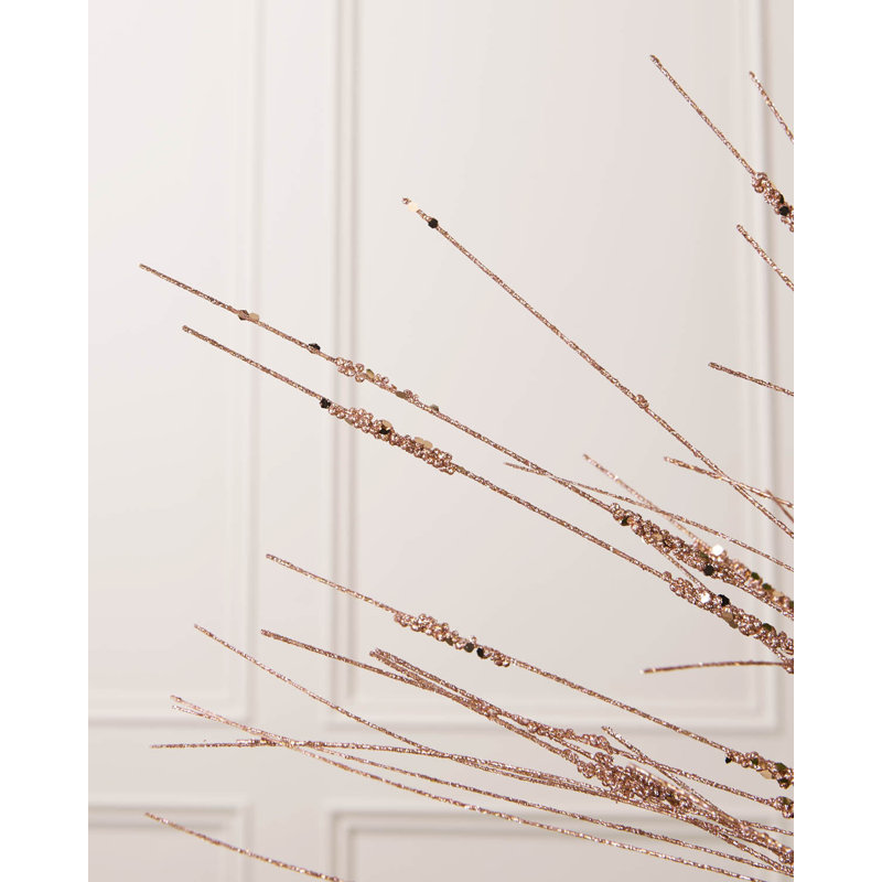 100cm Polystyrene Spray, rose gold