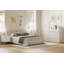 Ensemble de commode et table de chevet 3 pièces pour chambre à coucher, commode cannelée 8 tiroirs 55 po-669993926