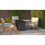 Chaise de patio avec coussins Hariklia