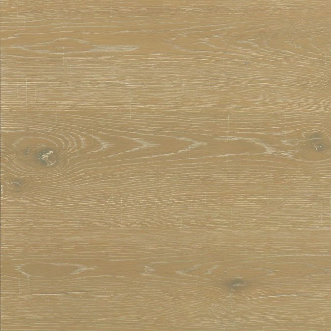 Modern Ming Solid Wood Coffee Table, Limewash, 16.25" H x 42" L x 42" W