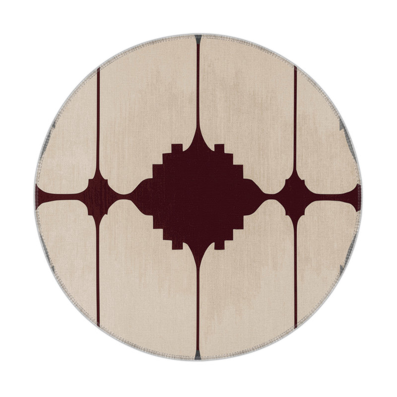 Shape Continuum Indoor And Outdoor Area Rug, Round 5'