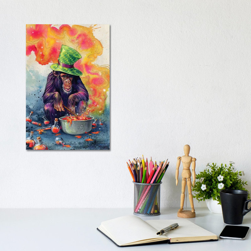 Love Potion #9 by Swartz Brothers Art - Wrapped Canvas Painting, 20.32 cm H x 30.48 cm W