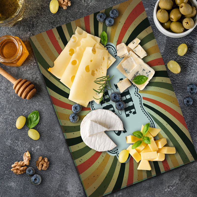 East Urban Home Glass Circus Cutting Board
