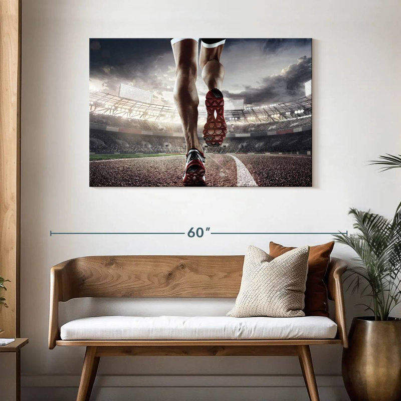 Sireci Running Athlete, 30" H x 45" W