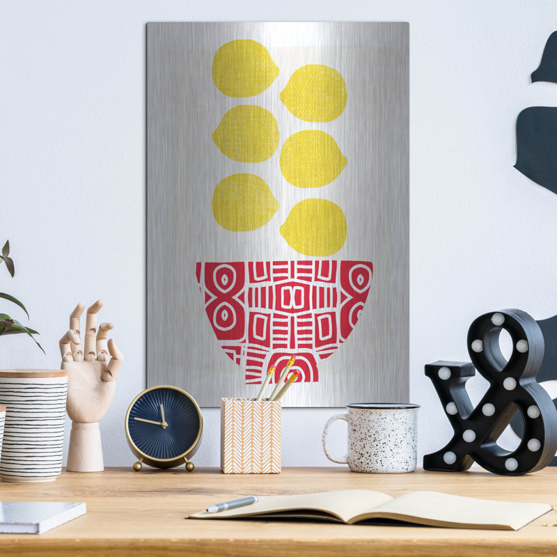«Bowl Of Lemons» par Linda Woods, H 16 po x l 12 po
