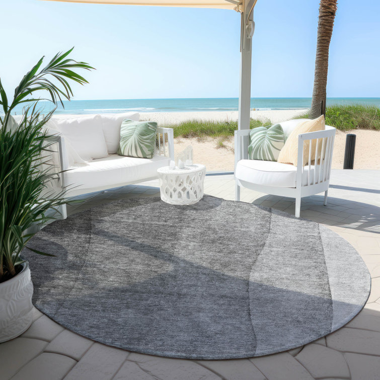 Risley Washable Ombre Indoor / Outdoor Rug
