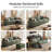 Upholstered Modular Sectional-2033869294