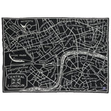 London Map Wool Throw
