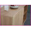Table basse moderne en noyer & amp; Buffet avec 4 armoires, surface imperméable anti-basculement et facile à nettoyer