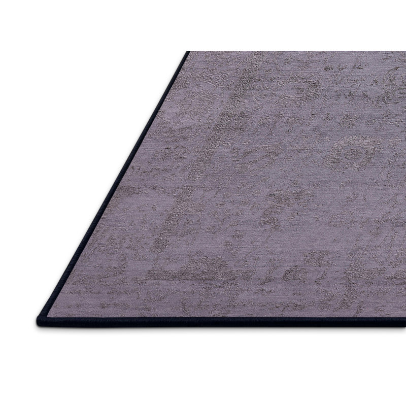 Tapis oriental gris / mauve Shawnta, Tapis de couloir 2 pi x 5 pi