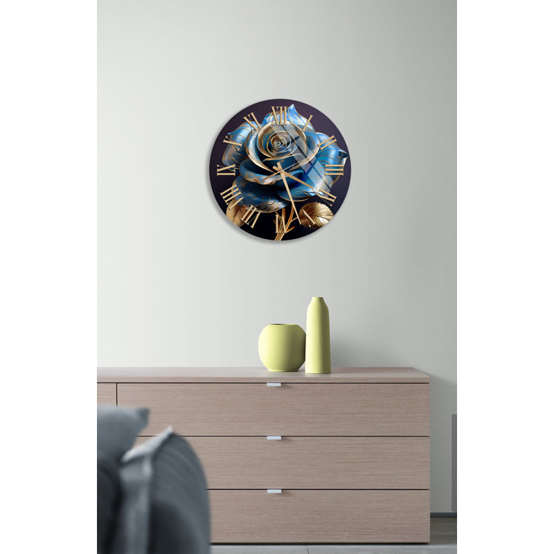 Horloge murale Glam, Doré