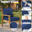 22"W X 24"D Outdoor Deep Seat Cushion Set Outdoor Seat/Back Cushion-982000958