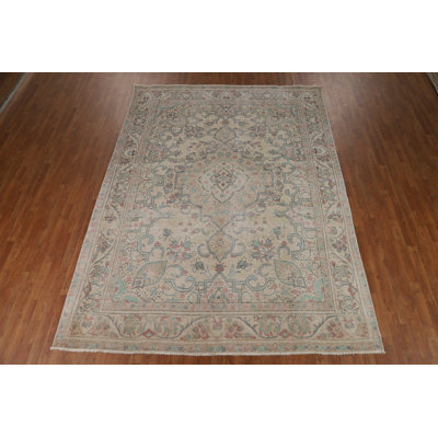 Tapis traditionnel rétro en laine 8 x 11