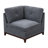 Chenille Fabric Modular Sectional 6Pc Set Living Room Furniture Corner Sectional Couch 3X Corner Wedge 2X Armless Chairs And 1X Ottoman Tufted Back-1713906178