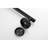 Handheld Shower With 28-inch Slide Bar And Adjustable Head In Black Matte Soothing Spray Functions