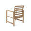 Chaise longue d'extérieur en bois d'acacia Mabton