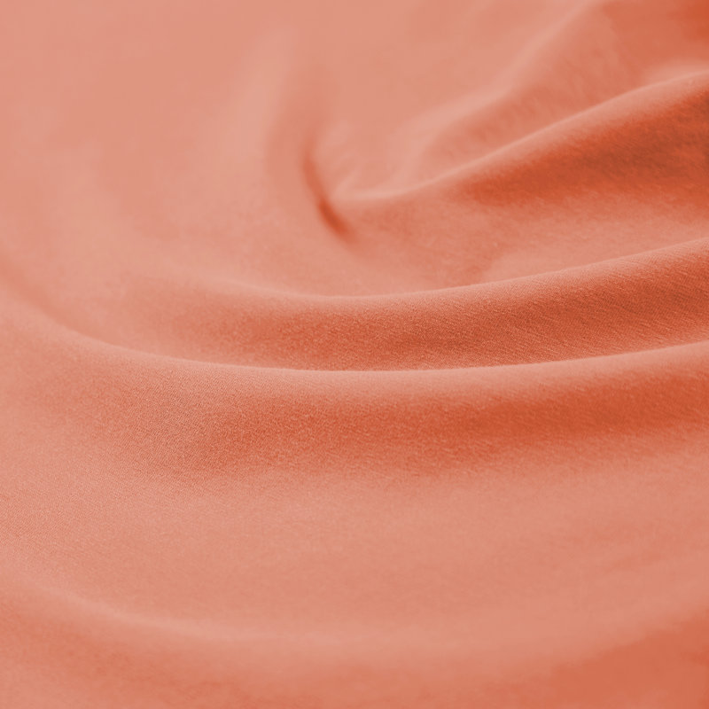 Cotton Blend Jersey Knit Fitted Sheet, 140-160 x 200-220 cm, Pink