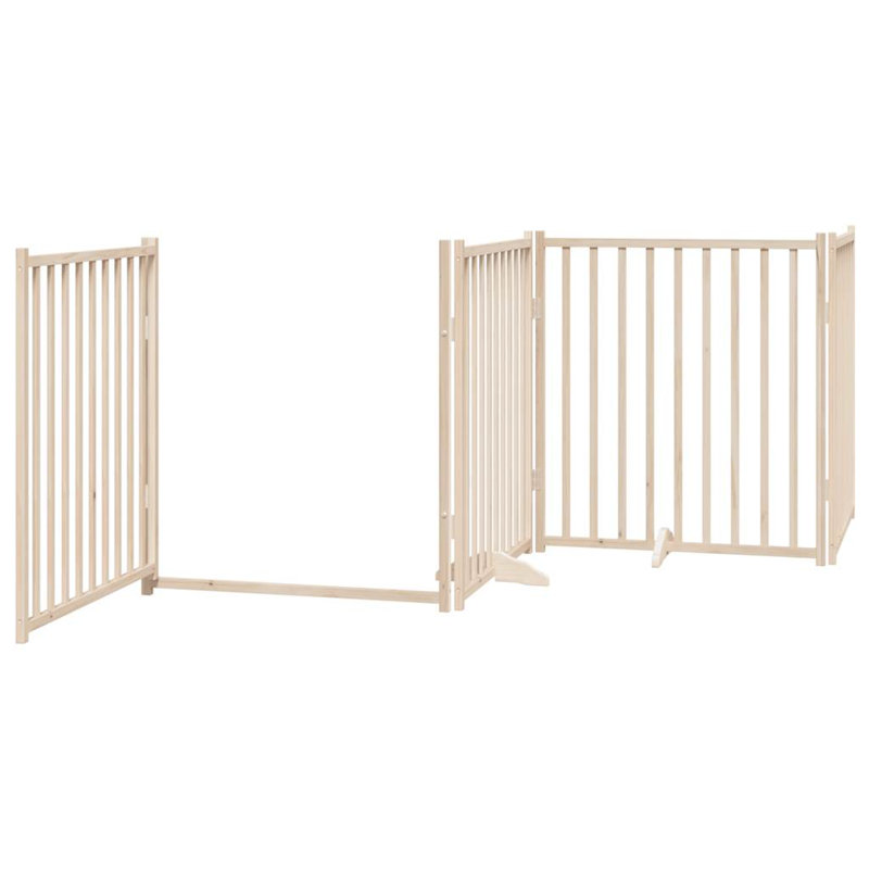 Cateline Solid Wood Dog House Door, 90cm H x 960cm W x 2cm D, Beige