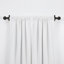 Extendable Metal Curtain Pole Set with Rings, Finials & Brackets, Adjustable 25mm Curtain Rods (Set of 2)-1767099402-1767099403