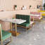 Banc rembourré en similicuir Simple Leisure Cafe-100559473