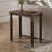  Locke 23.6" Rustic Solid Wood Turned Leg Rectangular End Table-2124736564