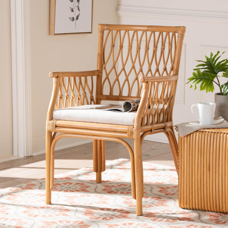 Bali & Pari Bordes Bohemian Rattan Arm Chair