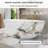CASAINC 65" Solid Surface Freestanding Soaking Bathtub With Pattern-122588489