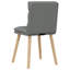 Ensemble de 4 chaises de salle à manger Vidaxl gris foncé-116118512-116118510
