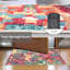 Tapis moderne et coloré abstrait, tapis lavable pour chambre à coucher et salon-131238644-131238647