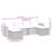 Vidaxl Patio Sofa Set Black, Cream White