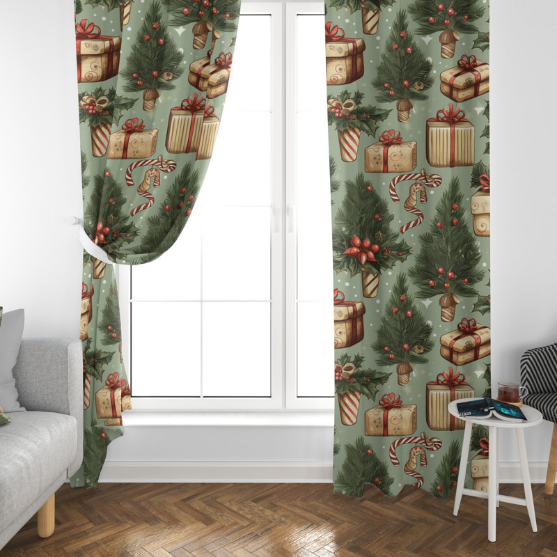 Jahnyah Room Darkening Curtain Pair, 40" W x 61" L