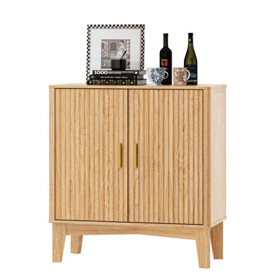 Adjustable Shelf Large-Capacity Multi-Function Storage Cabinet with Anti-Tip Design