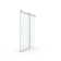 56" - 60" W X 76" H Frameless Soft-Closing Single Sliding Shower Door, 1/4" (6Mm) Tempered Glass With Explosion-Proof Coating Via Express Delivery, Chrome