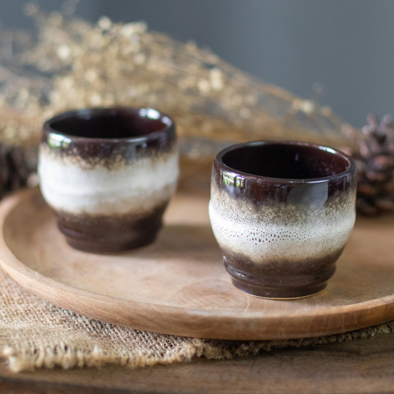 Paire de tasses en céramique Bungalow Rose