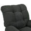 Fauteuil inclinable manuel très rembourré avec confort ergonomique-1283087510