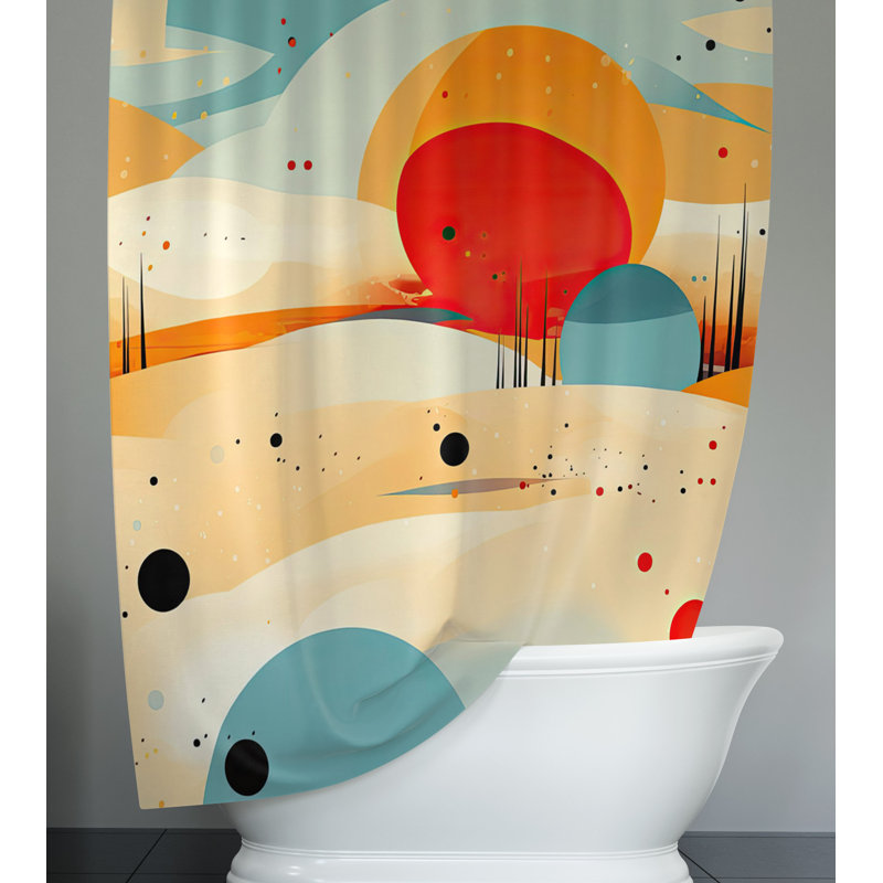 Rideau de douche Wilden, H 72 po x l 70 po