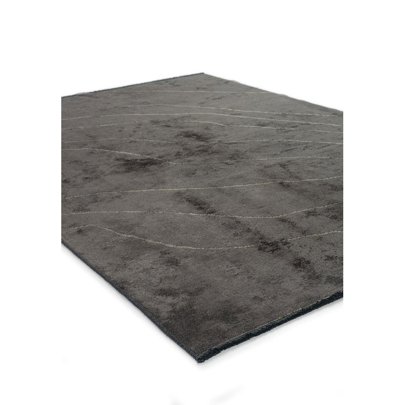Remigia Abstract Hand Loom Indoor / Outdoor Area Rug, Rectangle 5'3" x 7'6"