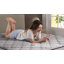 Matelas hybride 12 po Support moyen à 5 zones pour les personnes souffrant de maux de dos à l'esthétique du mouvement latéral - Réduit le bruit - convient à tous les cadres et tous les planchers-118026160