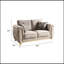 Causeuse en tissu Leena
