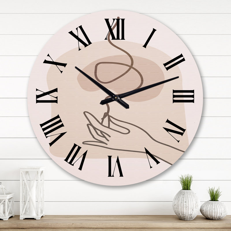 Horloge murale Organic Boho, Grand