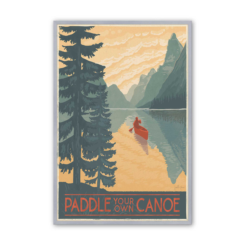 «Nomad's Journey», Cadre en chrome poli, H 37,25 po x l 25,25 po