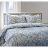 Standard Damask Quilt Set